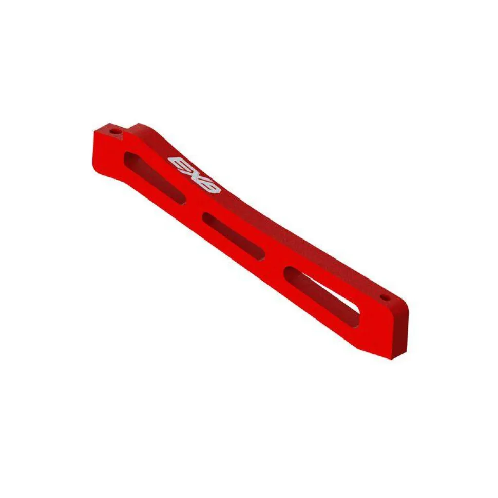 Front Center Chassis Brace Aluminum 98mm Red - Arrma - ARRma