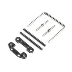Front Hinge Pin & Brace Set: SuperRockRey - Losi - TLR
