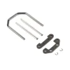 Front Hinge Pins & Brace Set: Baja Rey - Losi - TLR