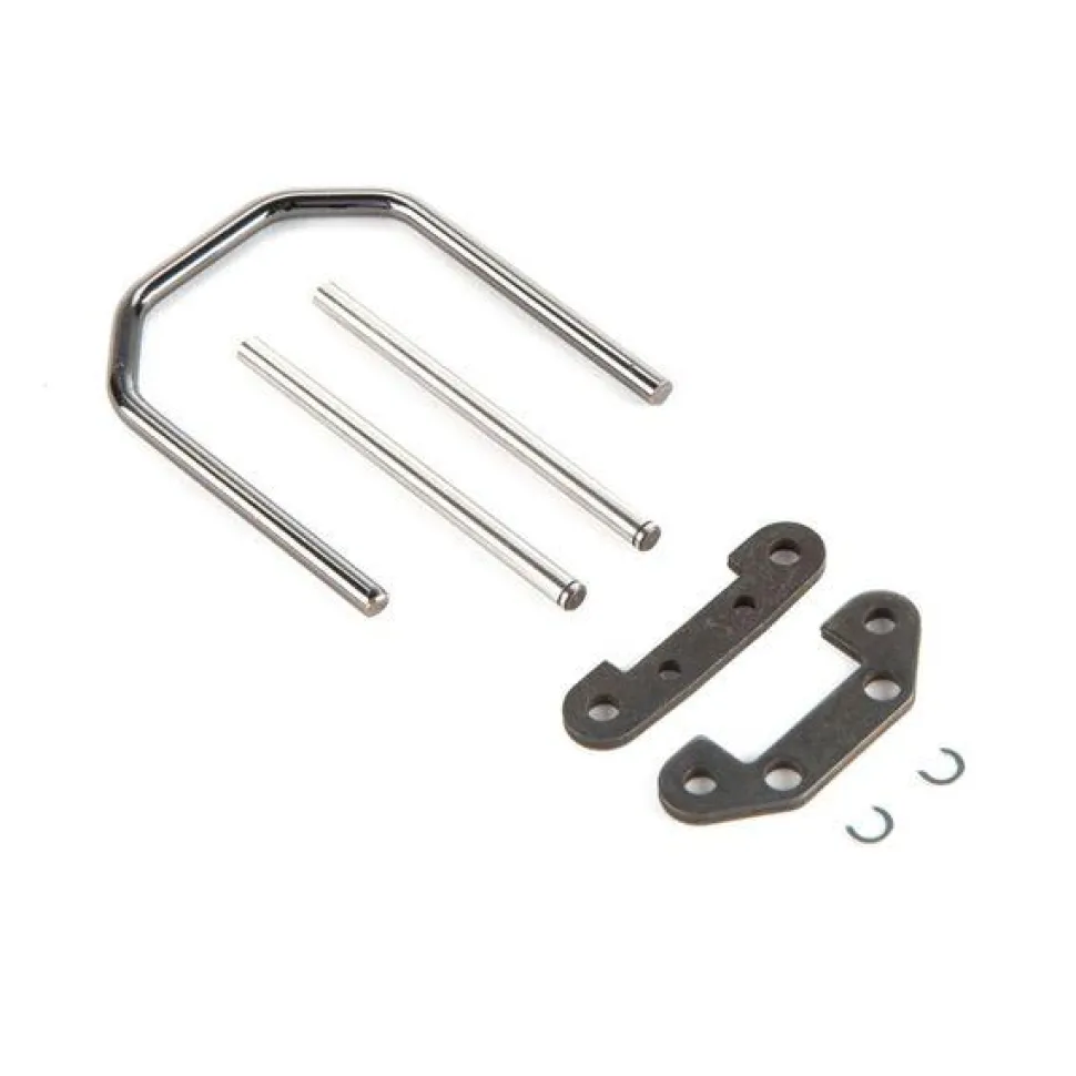 Front Hinge Pins & Brace Set: Baja Rey - Losi - TLR