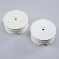 Front Wheel, White (2) : 22X-4 - Losi - TLR