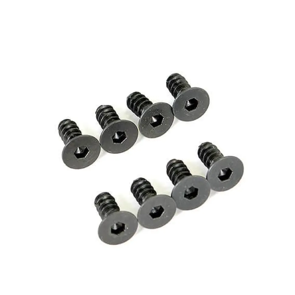 FTX Torro Flat Head Hex Screw M4X10Mm Self Tapping (6Pc) - FTX