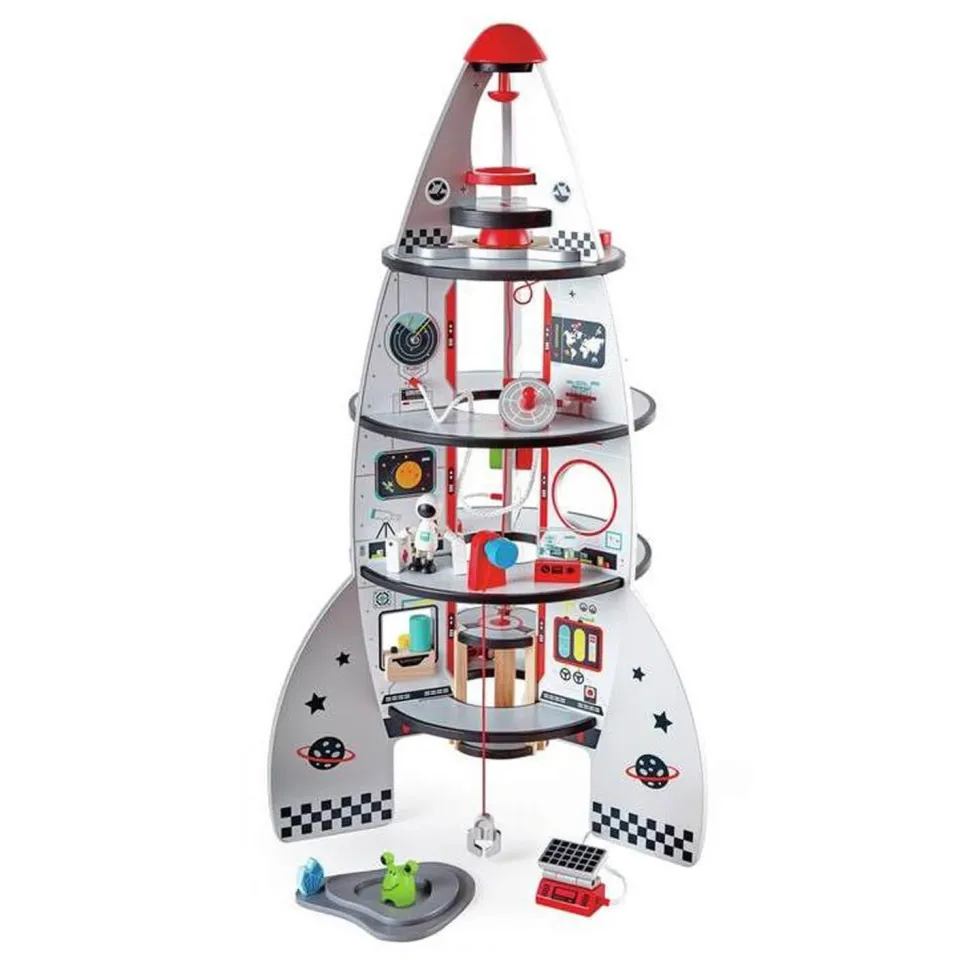 Fusée spatiale géante en bois - Hape
