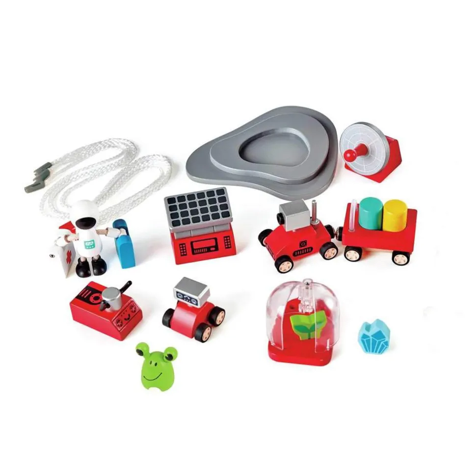 Fusée spatiale géante en bois - Hape