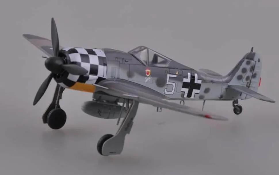 FW190A-6,"white 5",Uffz Rudolf Hubl.I./ JG1,July 1943- 1:72e - Easy Model - Easy Model