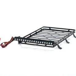 Galerie de toit en acier 245cm x153cmx45mm avec barre de Led 153mm - Scale Up - Scale Up