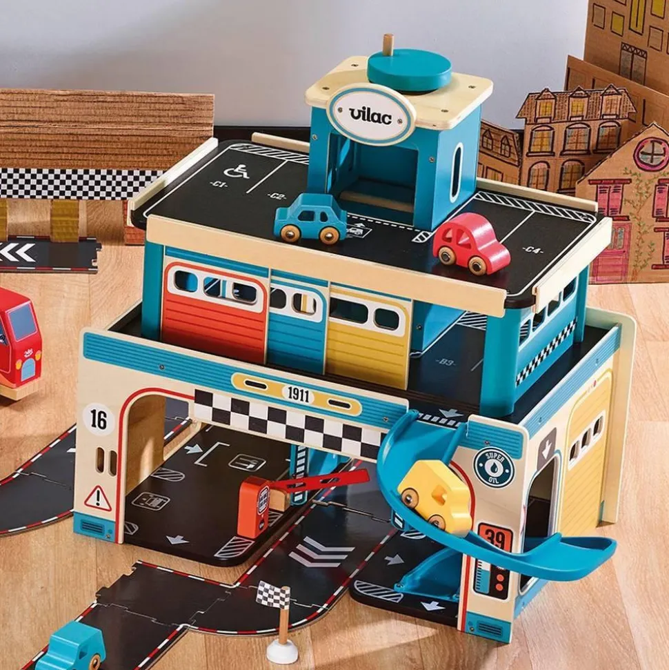 Garage en bois vintage, Vilacity - Vilac