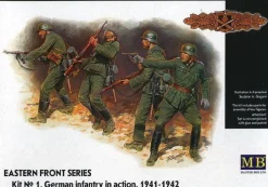 German Infantry in action 1941-1942 Eastern Front Series Kit No. 1- 1:35e - Master Box Ltd. - Master Box