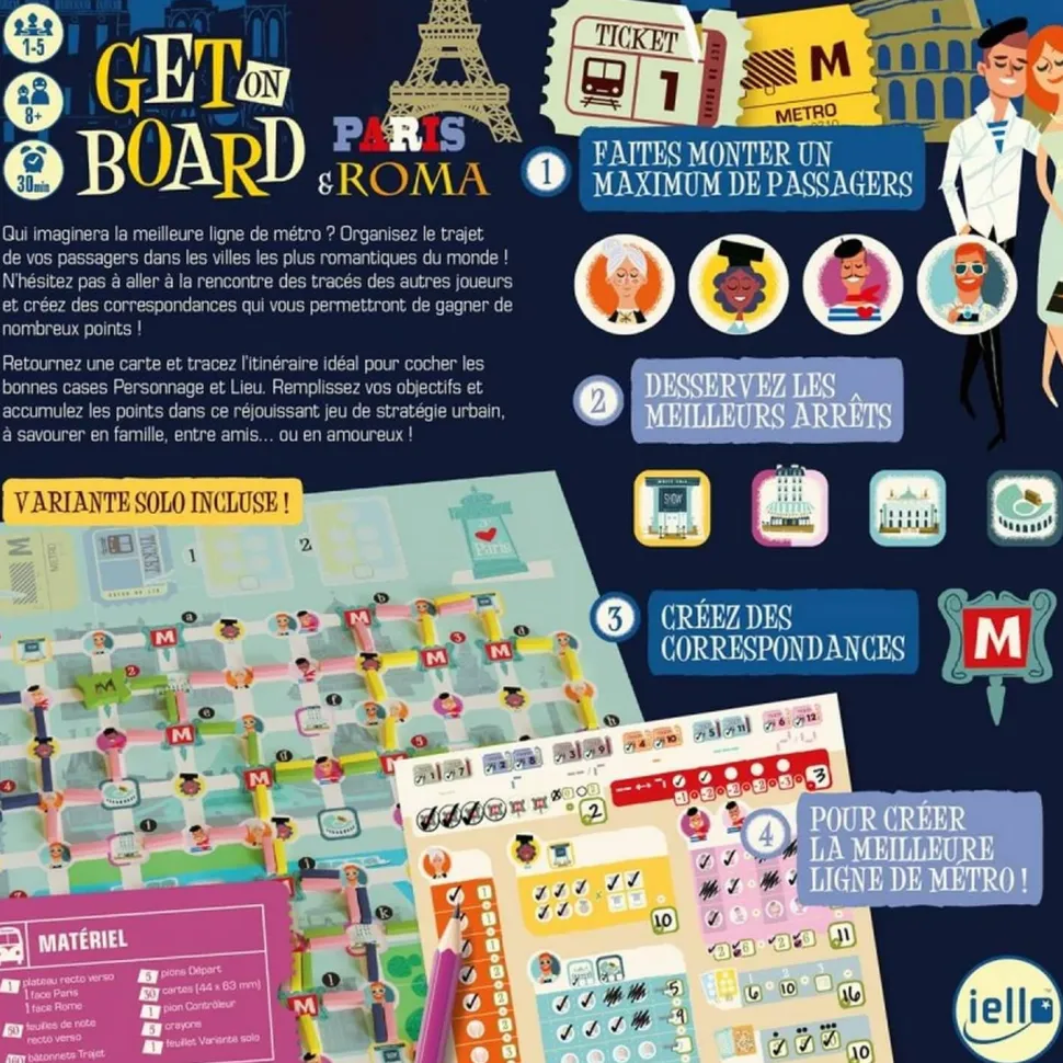 Get on Board : Paris et Rome - Iello