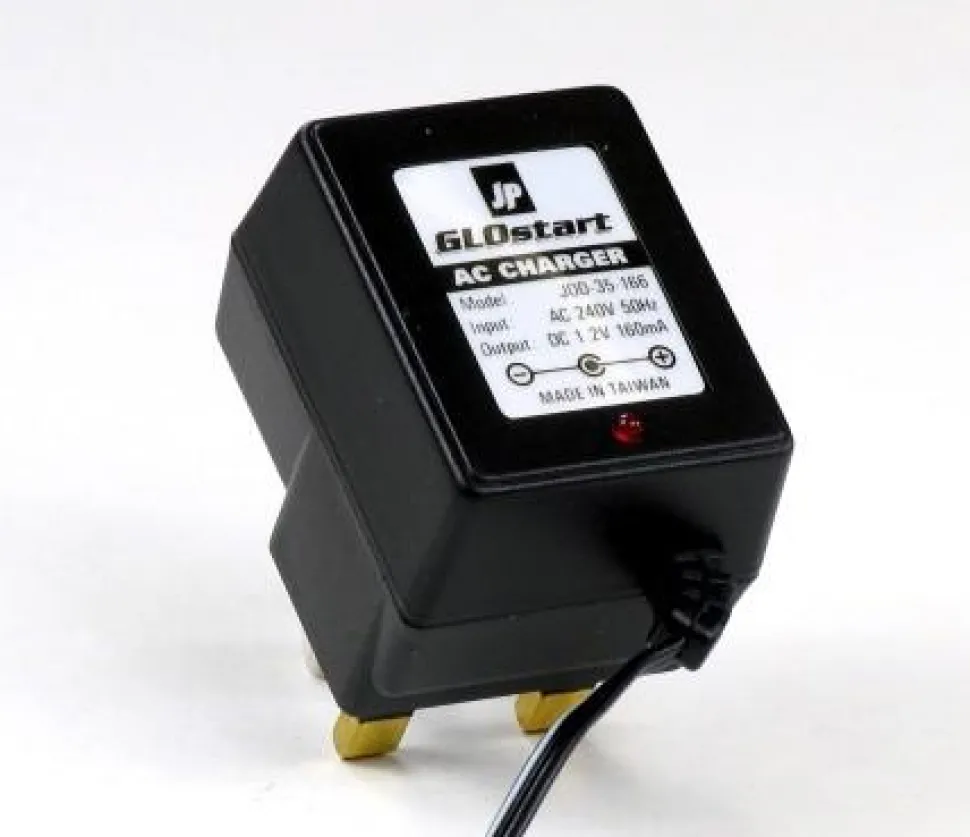 Glo-Start 240V Mains Charger (3 Pin) 160Mah - Jperkins