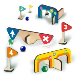 Golf de billes : Parcours minigolf en bois - SES Creative