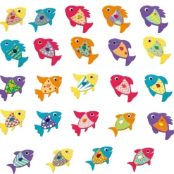 Gommettes : J'aime les poissons - Djeco