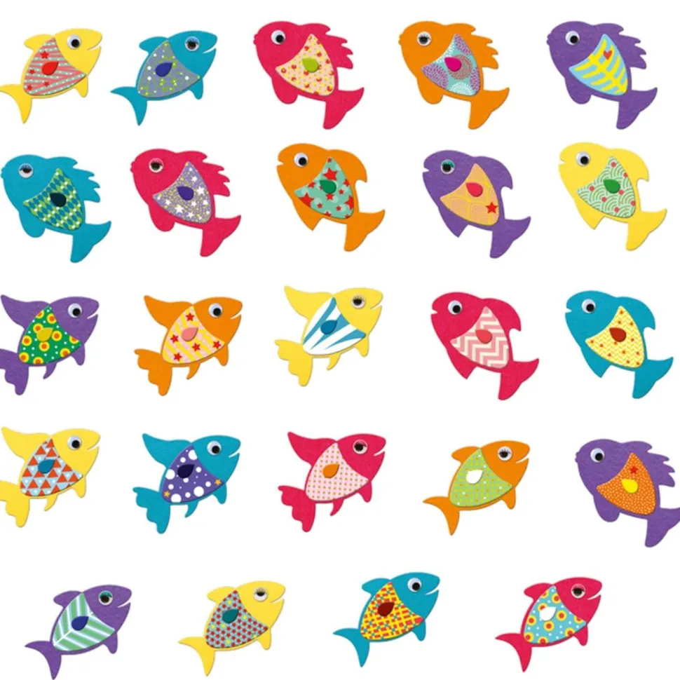Gommettes : J'aime les poissons - Djeco