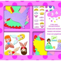 Gommettes : J'aime les princesses - Djeco