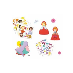 Gommettes : J'aime les princesses - Djeco