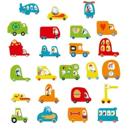Gommettes : J'aime les voitures - Djeco
