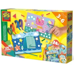 Gommettes : J'apprends à coller et à reconnaître les formes - SES Creative