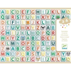 Gommettes alphabet - Djeco
