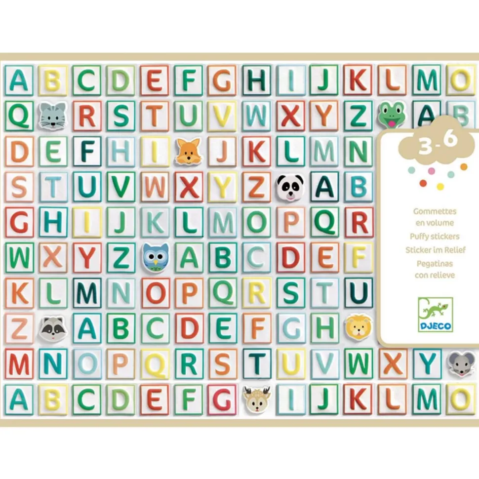 Gommettes alphabet - Djeco