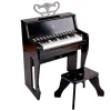 Grand piano droit avec apprentissage interactif noir - Hape