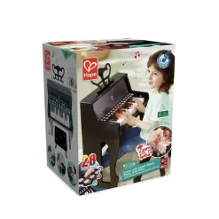 Grand piano droit avec apprentissage interactif noir - Hape