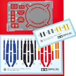 Harnais de sièges F1 B - 1/20e - Tamiya - Tamiya