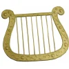 Harpe dorée en plastique 30cm - RueDeLaFete