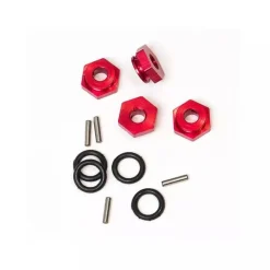 Hexagone de roue av/ar Alu + joint - HobbyTek - HOBBYTECH