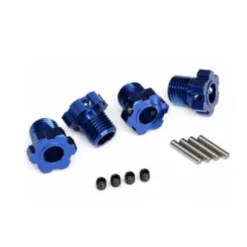 Hexagones De Roues Anodises Bleu 17Mm (4) - Traxxas - Traxxas