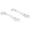 Hinge Pin Braces, Front, Alum, Silver, MTXL (2) - Losi - TLR