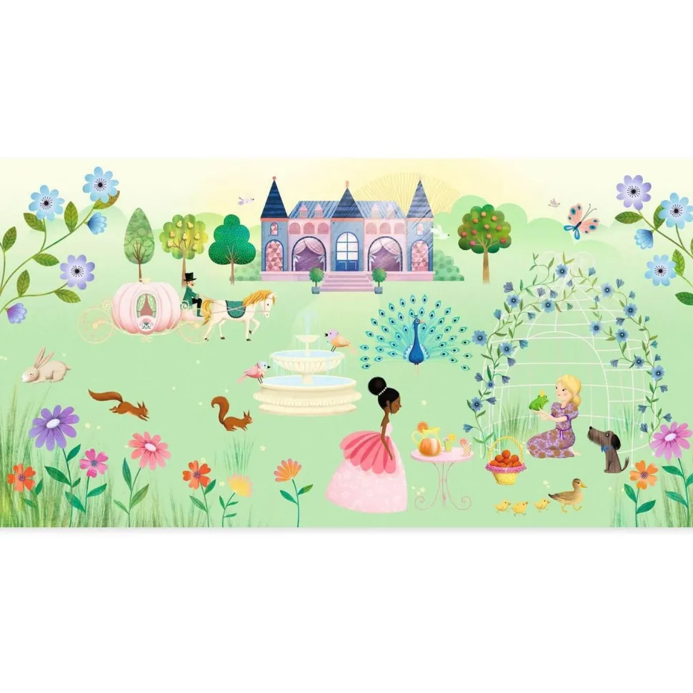 Histoires de stickers : La vie au château - Djeco