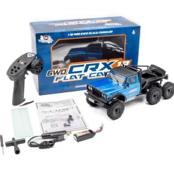 HOBBYTECH CRX18 Flat Cage 1:18 6WD Bleu - HOBBYTECH
