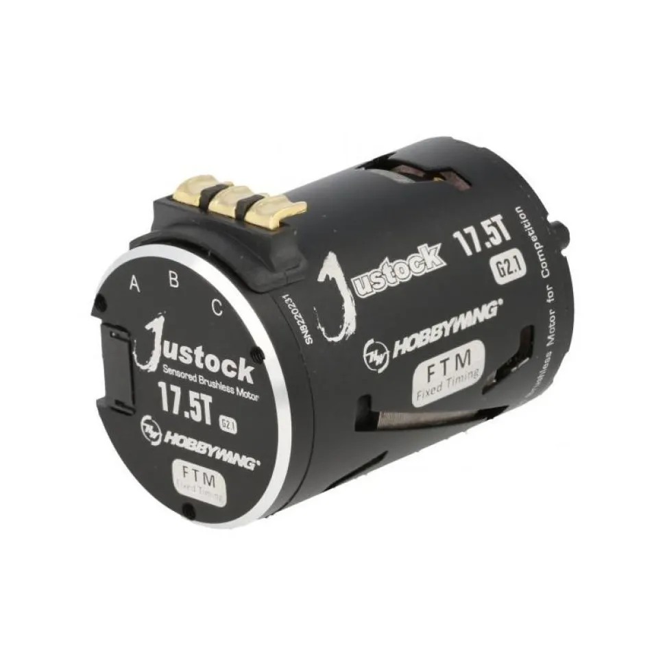 HobbyWing Justock G2.1 17.5T SensoRouge Moteur (Fixed Timing) - HobbyWing BE