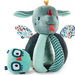 Hochet à poignées Joe le dragon - Lilliputiens