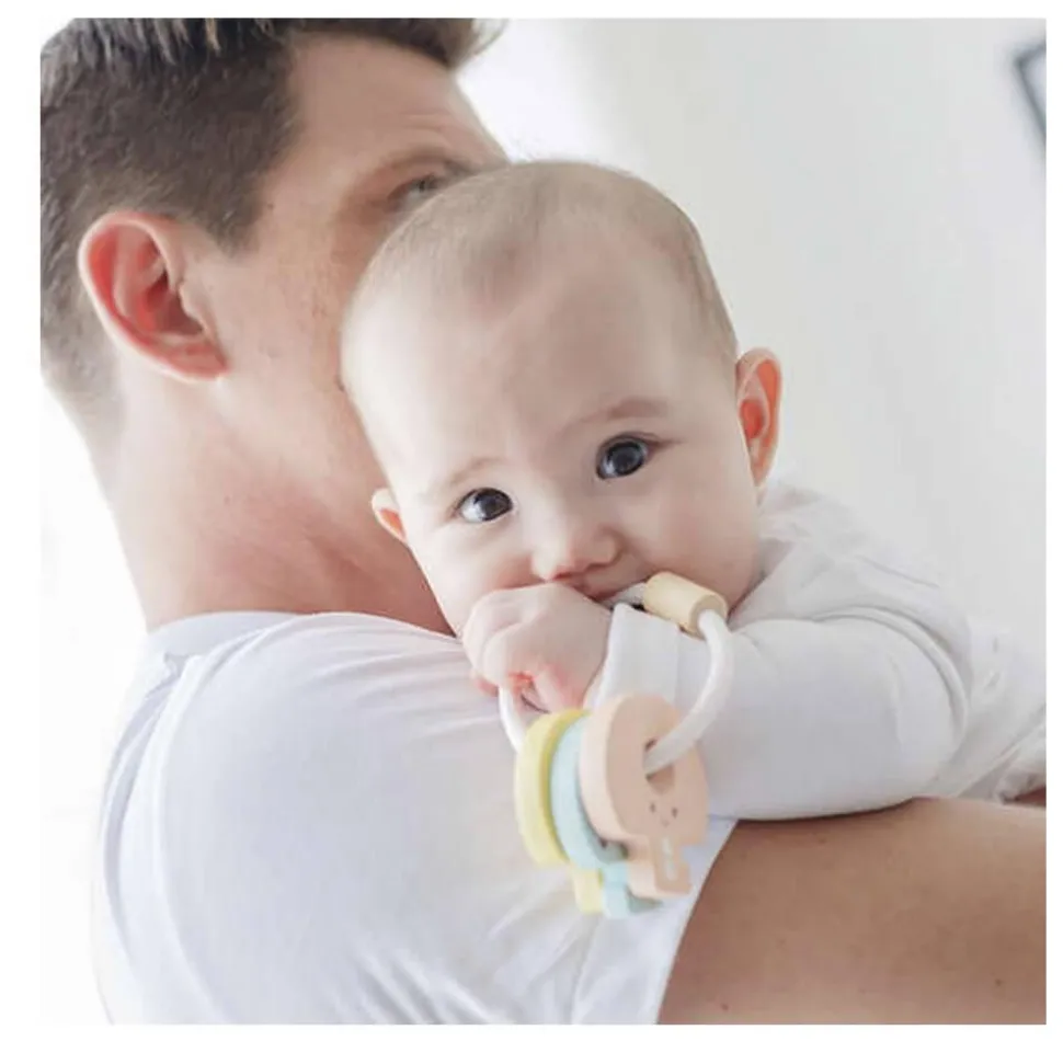 Hochet clés pastel - Plan Toys