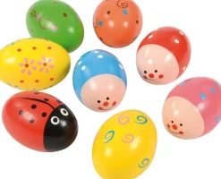 Hochet en forme d'oeuf set de 8 - Eduplay