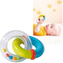 Hochet Haba : Duo d'anneaux - Haba