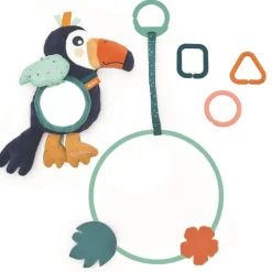 Hochet miroir Alban le toucan - Kaloo