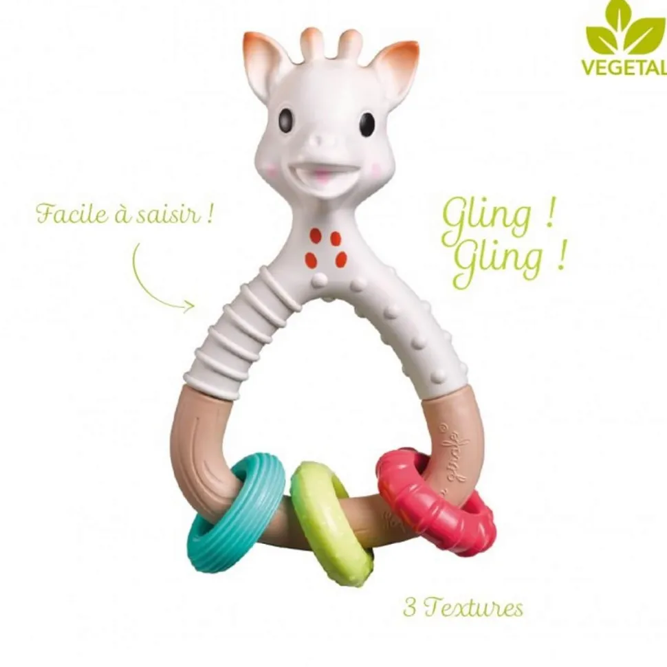 Hochet Natur'rings Sophie la Girafe - Vulli