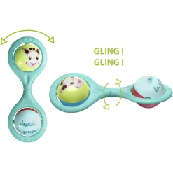 Hochet Twist Sophie la girafe - Vulli