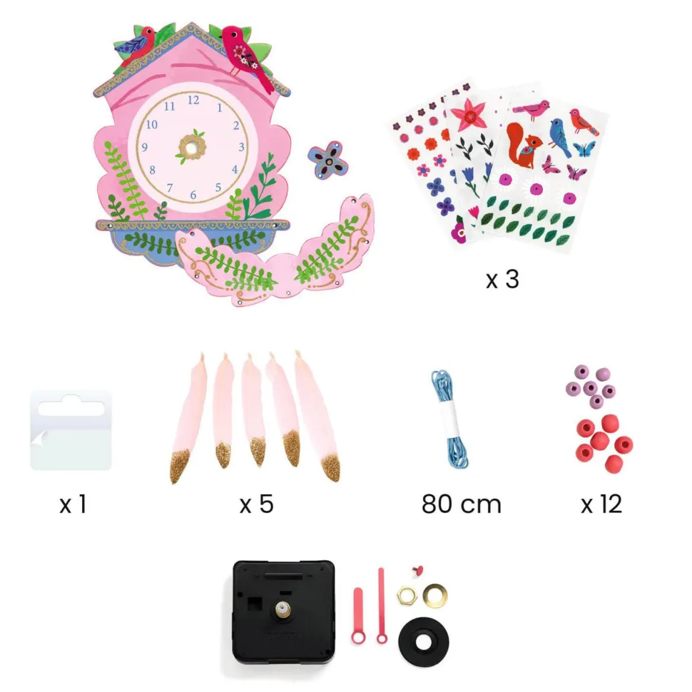 Horloge à créer : Coucou - Djeco