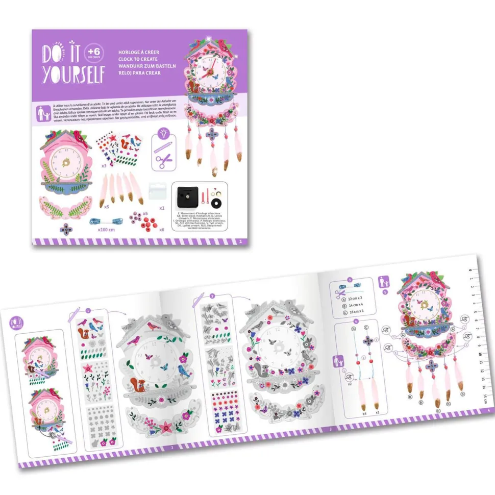 Horloge à créer : Coucou - Djeco