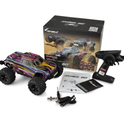 Hyper Go RTR Monstertruck Brushless 4WD 1:16e - Bleu/Rouge - Amewi