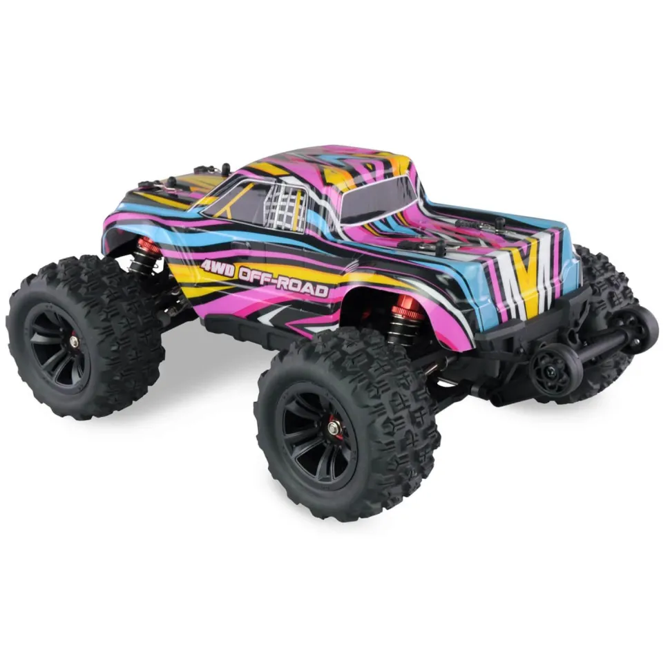 Hyper Go RTR Monstertruck Brushless 4WD 1:16e - Bleu/Rouge - Amewi