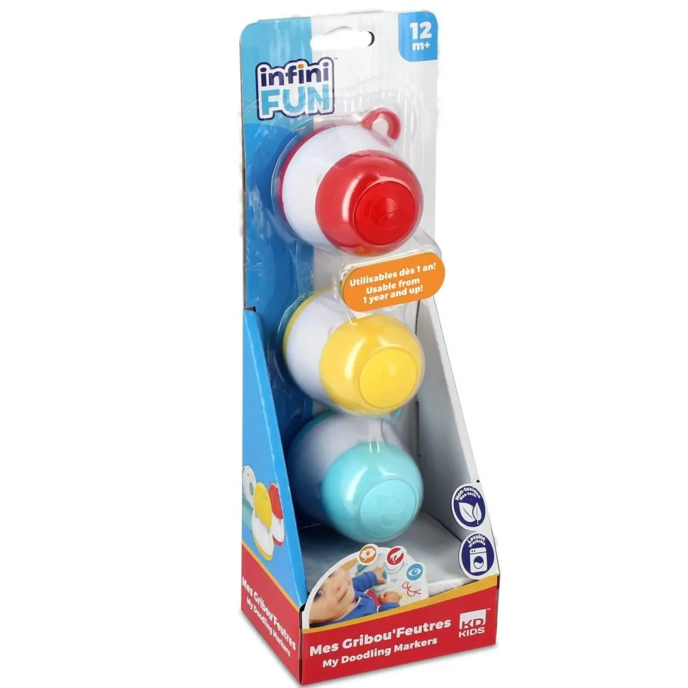 Infinifun : Mes Gribou'feutres (bleu/jaune/rouge) - Infinifun