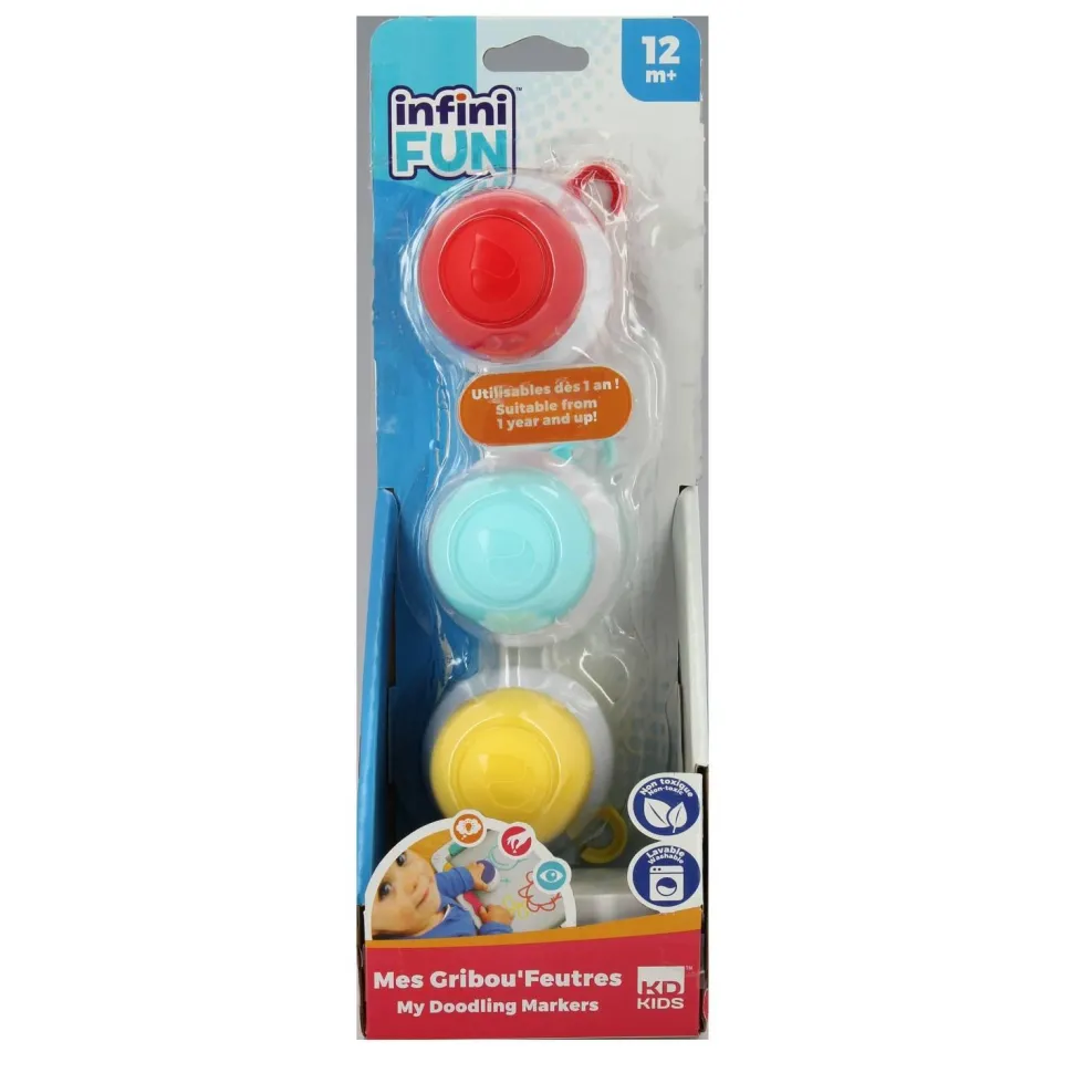 Infinifun : Mes Gribou'feutres (bleu/jaune/rouge) - Infinifun