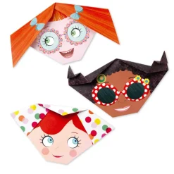 Initiation à l'origami : Frimousses - Djeco