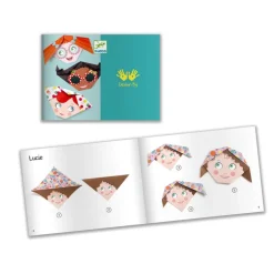 Initiation à l'origami : Frimousses - Djeco