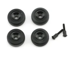 Jantes (4) + Axes (2) De Wheelie Bar Pour Maxx - Traxxas