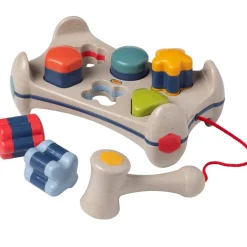 Jeu 2 en 1 : marteau et boîte à formes BIO - Tolo